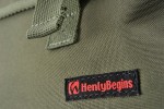 HenlyBegins saddlebag "double" 2x 10 liter khaki