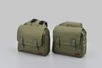 HenlyBegins saddlebag "double" 2x 10 liter khaki