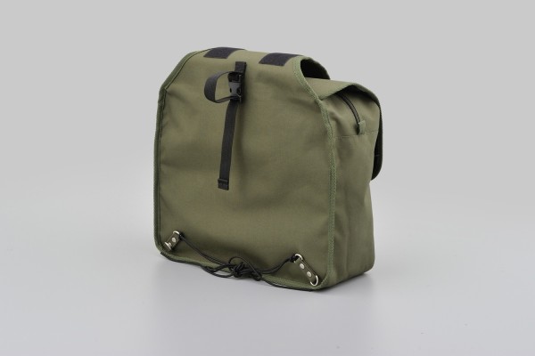 HenlyBegins saddlebag "double" 2x 15 liter khaki
