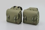 HenlyBegins saddlebag "double" 2x 15 liter khaki