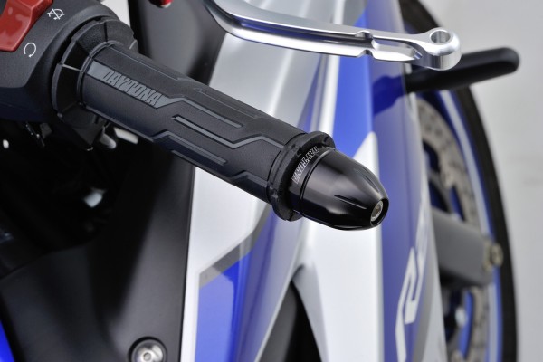 "BULLET" Lenkergewichte Set Aluminium CNC schwarz eloxiert 14-19mm