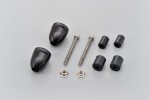 "BULLET" Handlebar ends CNC black anodized 14-19mm