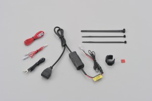 Stromversorgung 1x USB f. Motorrad Lenker