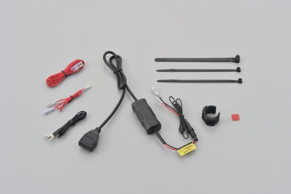 Power supply 1x USB for motorcycle handlebar