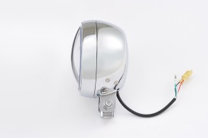 "CAPSULE120" 120mm 4 1/2" LED Hauptscheinwerfer chrom Montage unten 2