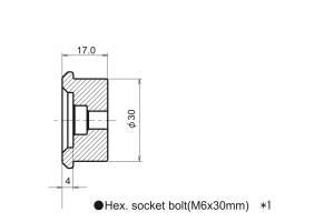 "D-MIRROR" Lenkerenden Spiegel Adapter SUZUKI schwarz 2
