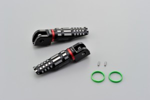 Step for rider "TKM" aluminium dual-anodized f. KAWASAKI Ninja 250 400