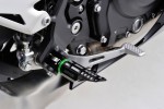 Step for rider "TKM" aluminium dual-anodized f. KAWASAKI Ninja 250 400 Step for rider "TKM" aluminium dual-anodized f. KAWASAKI Ninja 250 400