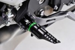 Step for rider "TKM" aluminium dual-anodized f. KAWASAKI Ninja 250 400 Step for rider "TKM" aluminium dual-anodized f. KAWASAKI Ninja 250 400