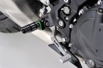 Step for rider "TKM" aluminium dual-anodized f. KAWASAKI Ninja 250 400 Step for rider "TKM" aluminium dual-anodized f. KAWASAKI Ninja 250 400