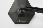 "D-MIRROR" Aluminium mirror black 6-edged