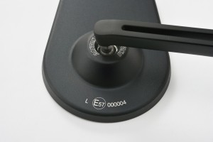 "D-MIRROR" Aluminium mirror black 6-edged 2