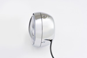 "CAPSULE120" 120mm 4 1/2" LED Hauptscheinwerfer chrom Montage seitl. 2