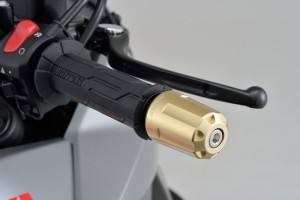 "REVOLVER" Heavy-weight handlebar ends CNC gold anodized... 2