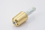 "REVOLVER" Lenkergewichte Set Aluminium CNC gold eloxiert 17-19mm M8