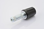 "REVOLVER" Heavy-weight handlebar ends CNC black anodized 17-19mm M8