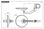 "D-MIRROR" Aluminium bar end mirror black round excentric "D-MIRROR" Aluminium bar end mirror black round excentric