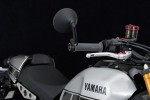 "D-MIRROR" Aluminium bar end mirror black round excentric "D-MIRROR" Aluminium bar end mirror black round excentric