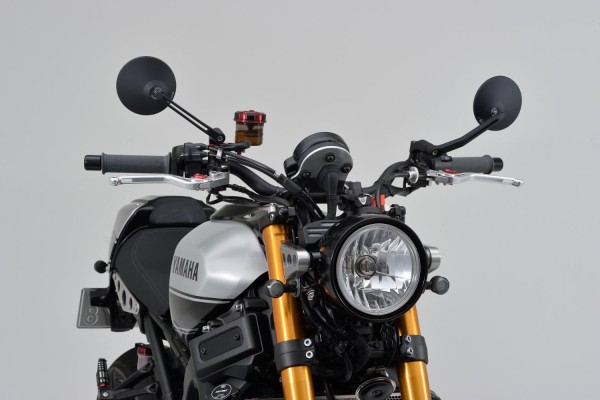 "D-MIRROR-3" Aluminium mirror black ROUND...