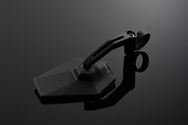 "D-MIRROR-4" Aluminium bar end mirror black...