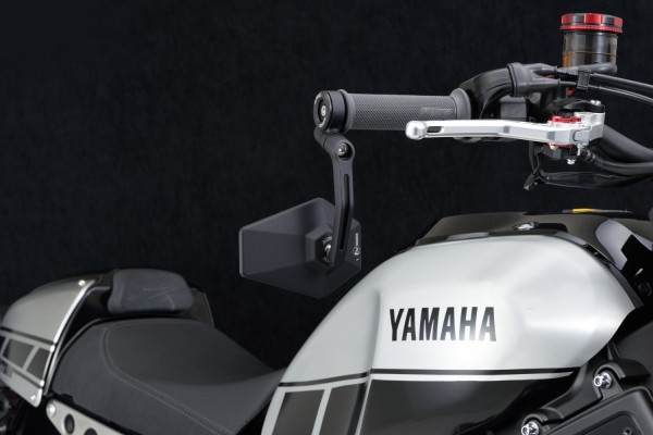 "D-MIRROR-4" Aluminium bar end mirror black...