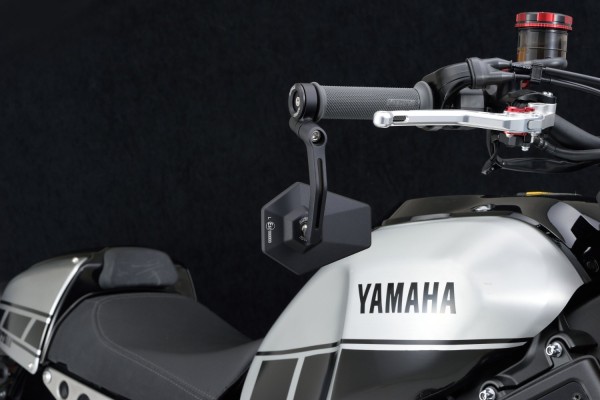 "D-MIRROR-4" Aluminium bar end mirror black...