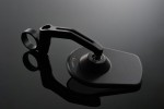 "D-MIRROR-5" Aluminium Lenkerenden Spiegel schwarz PAN