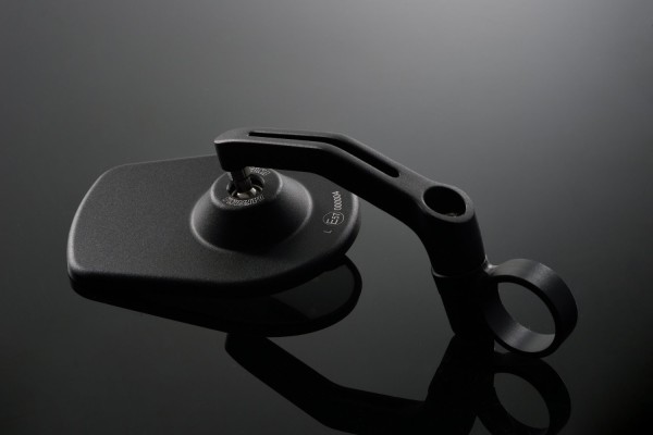 "D-MIRROR-5" Aluminium bar end mirror black PAN
