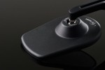 "D-MIRROR-5" Aluminium bar end mirror black PAN