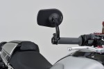 "D-MIRROR-5" Aluminium bar end mirror black PAN