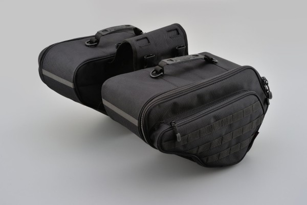HenlyBegins saddlebag "double" 2x 16 liter black
