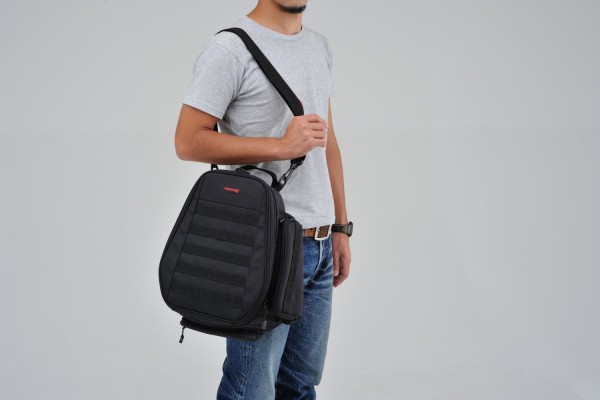 HenlyBegins Tankrucksack 7-12 Liter schwarz DH-731