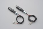 "D-LIGHT" LED Blinker Paar schwarz smoke