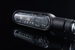 "D-LIGHT" LED Blinker Paar schwarz smoke