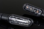 "D-LIGHT" LED Blinker Paar schwarz smoke