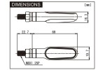 "D-LIGHT" LED Blinker Paar schwarz smoke