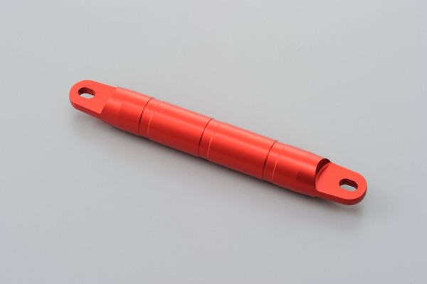 Handlebar brace bar alloy red anodized 150 mm
