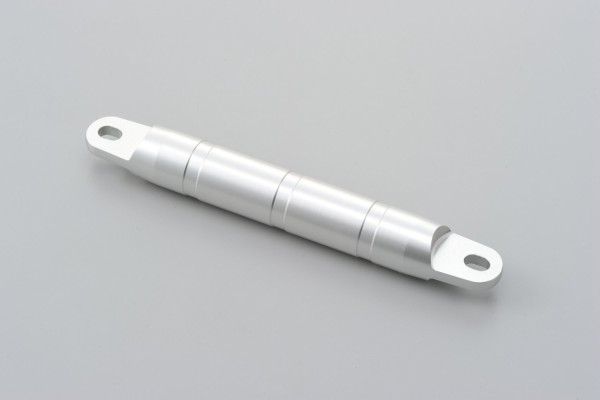 Handlebar brace bar alloy silver anodized 150 mm