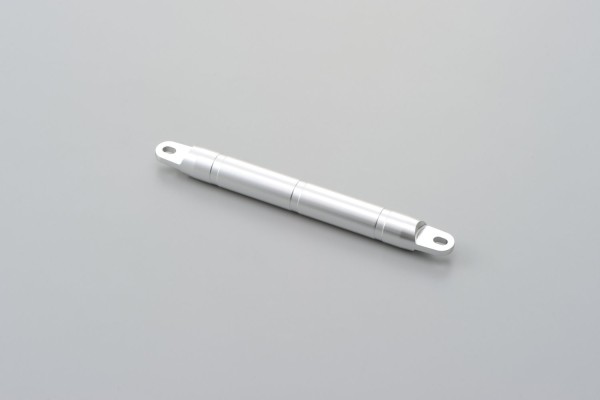 Handlebar brace bar alloy silver anodized 200 mm