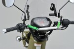Handlebar brace bar alloy silver anodized 200 mm