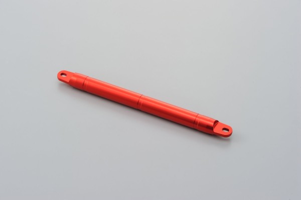 Handlebar brace bar alloy red anodized 250 mm