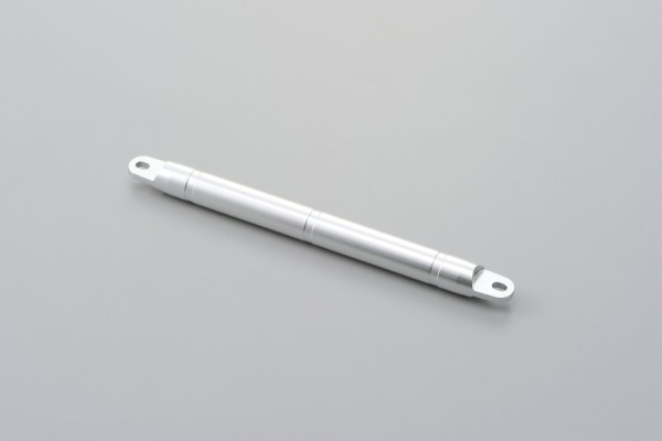 Handlebar brace bar alloy silver anodized 250 mm