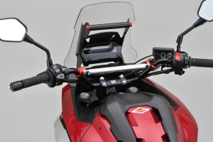 Handlebar brace bar alloy silver anodized 250 mm 2