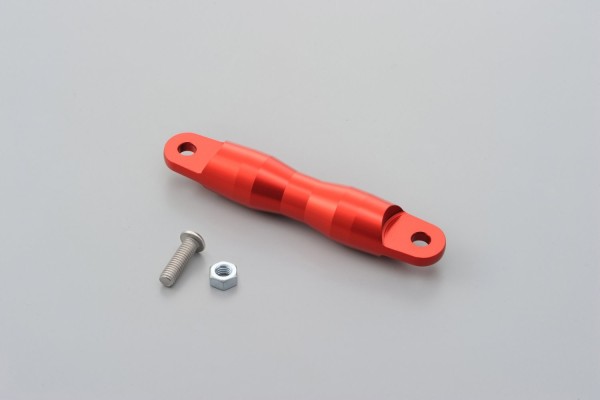 Handlebar brace bar alloy red anodized 100 mm