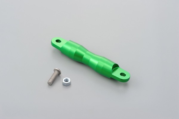 Handlebar brace bar alloy green anodized 100 mm