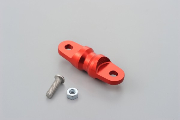 Handlebar brace bar alloy red anodized 50 mm