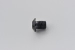 Mirror hole plug bolt CNC black anodized f. M10 x P1.25 right hand side Mirror hole plug bolt CNC black anodized f. M10 x P1.25 right hand side