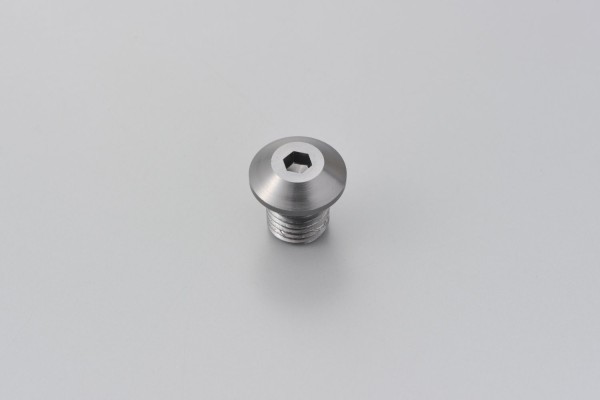Mirror hole plug bolt CNC titanium anodized f. M10 x P1.25 right hand side