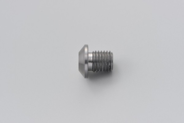 Mirror hole plug bolt CNC titanium anodized f. M10 x P1.25 right hand side