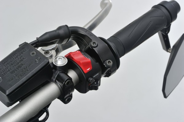 Abdeckschraube Alu CNC silber eloxiert f. Spiegelgewinde M10 x P1.25 Linksgewinde